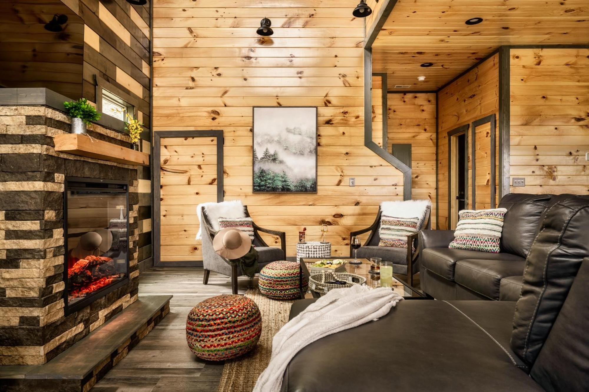 Mountainscape - Brand New Cabin W Views - Hottub - Firetable - Ps5 - Pooltable - 3 Pools Gatlinburg Eksteriør bilde