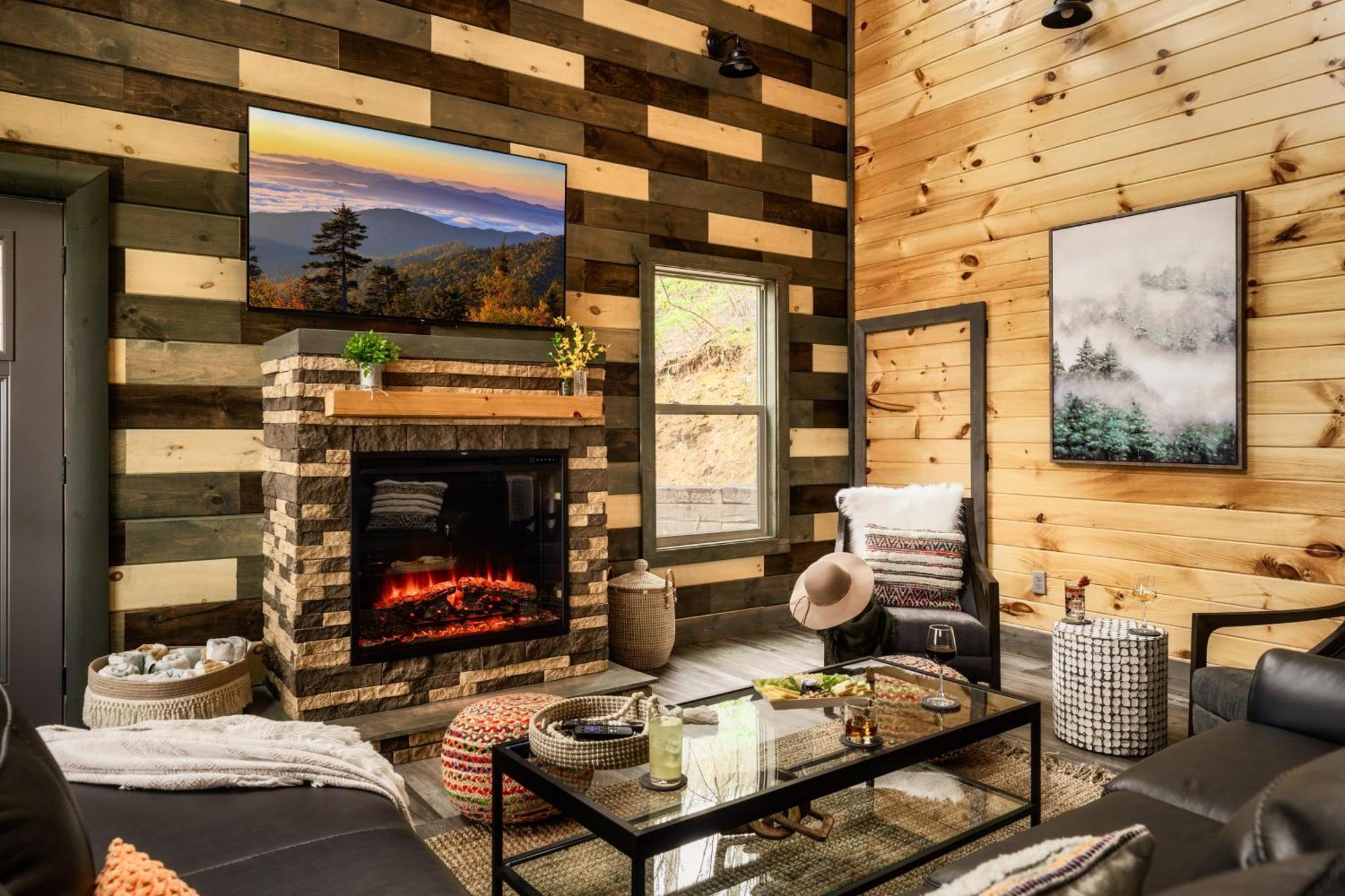 Mountainscape - Brand New Cabin W Views - Hottub - Firetable - Ps5 - Pooltable - 3 Pools Gatlinburg Eksteriør bilde